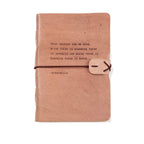 Cinderella Artisan Leather Journal - Blush