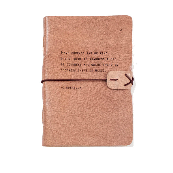Cinderella Artisan Leather Journal - Blush