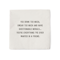 Wanted In A Friend Cocktail Napkins