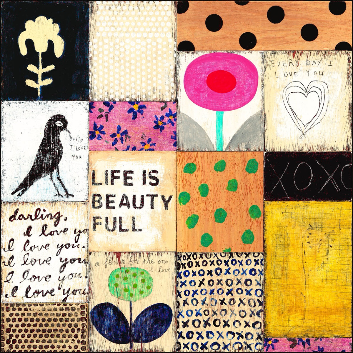 Collage #1 Art Print - Gallery Wrap