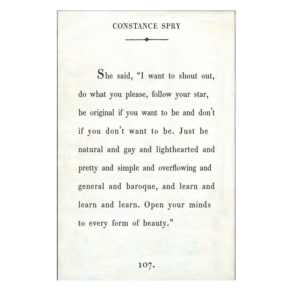 Constance Spry Art Print - Book Collection