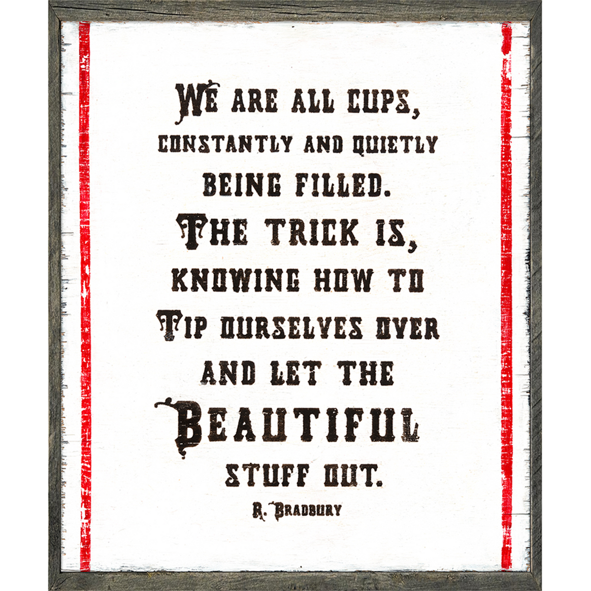 We Are All Cups Art Print