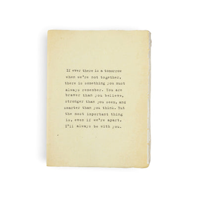 Large Deckled Edge Notebook - Cream