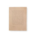 May You Fall Large Deckled Edge Notebook - Clay