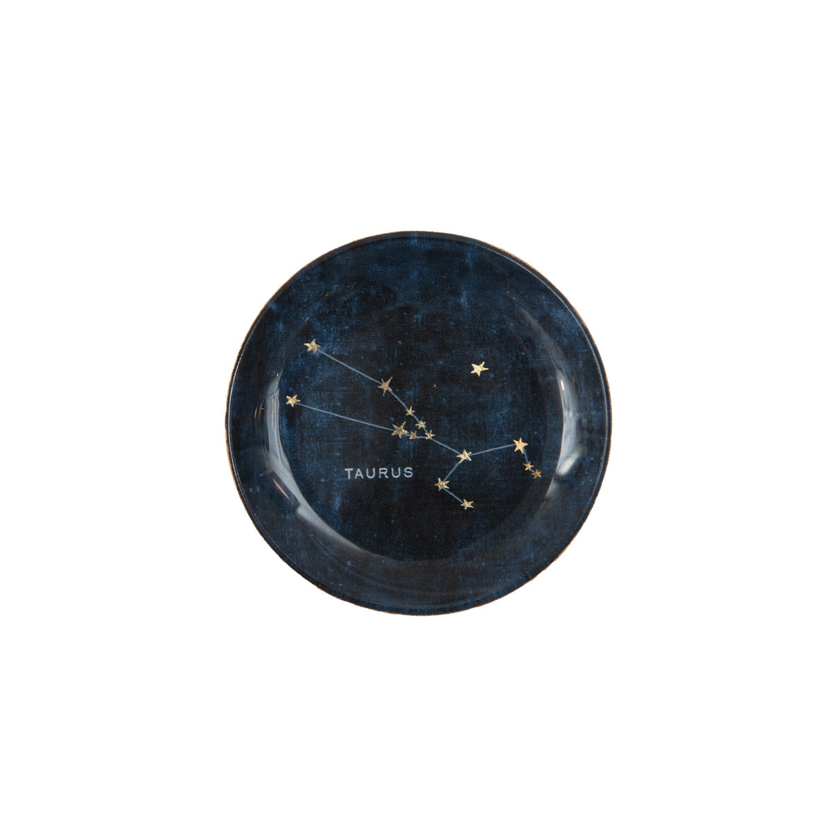 Constellations Round Decoupage Plate - 4in
