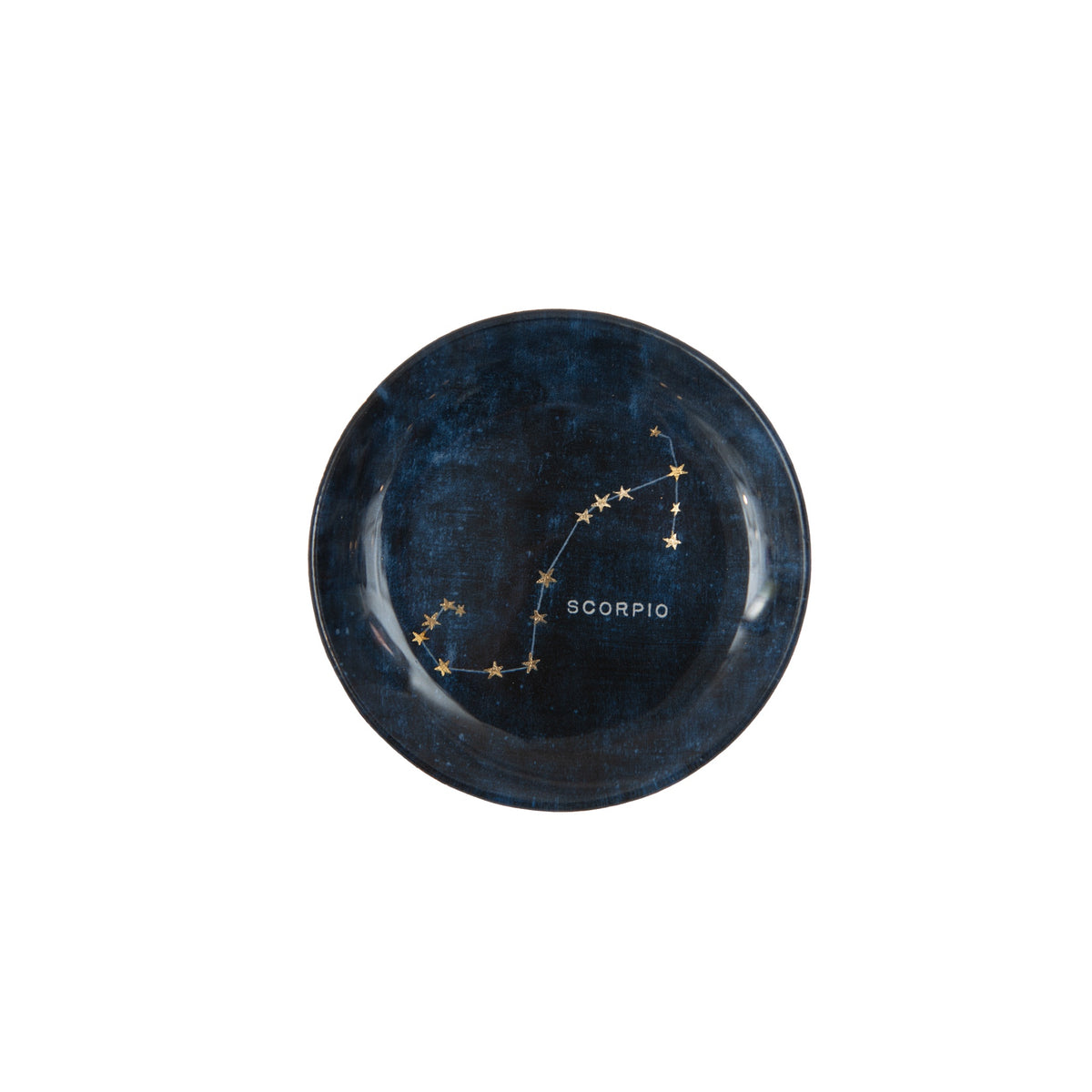 Constellations Round Decoupage Plate - 4in