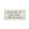 Good Things Rectangular Decoupage Plate 8.5x4