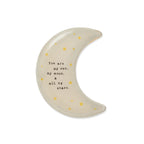 Small Moon Decoupage Plate