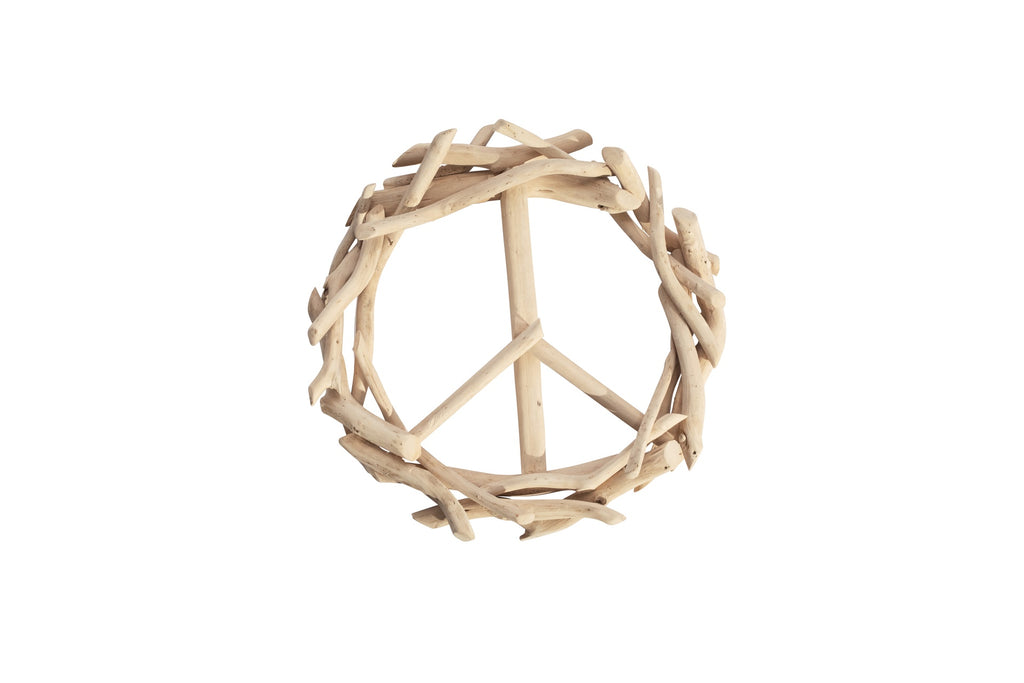 Peace Sign Skinny Driftwood