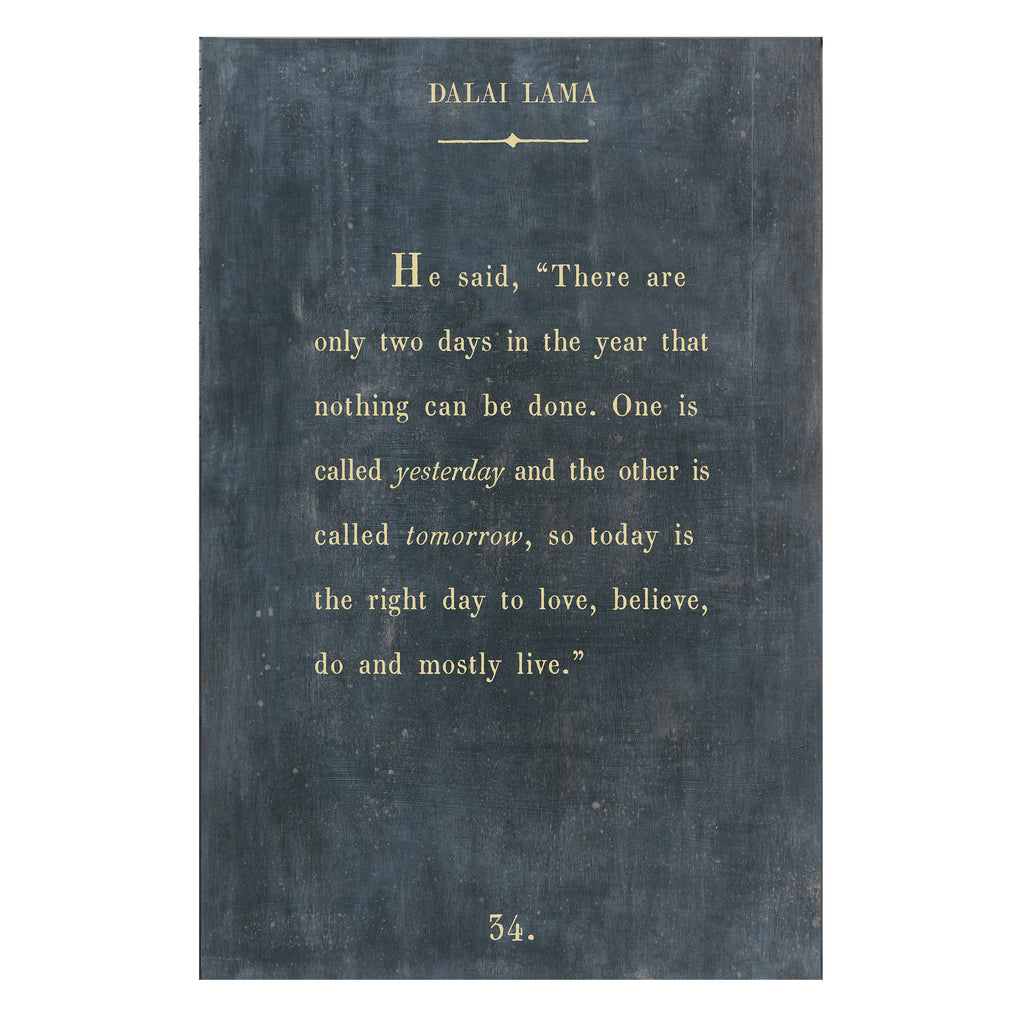 Dalai Lama Art Print - Gallery Wrap