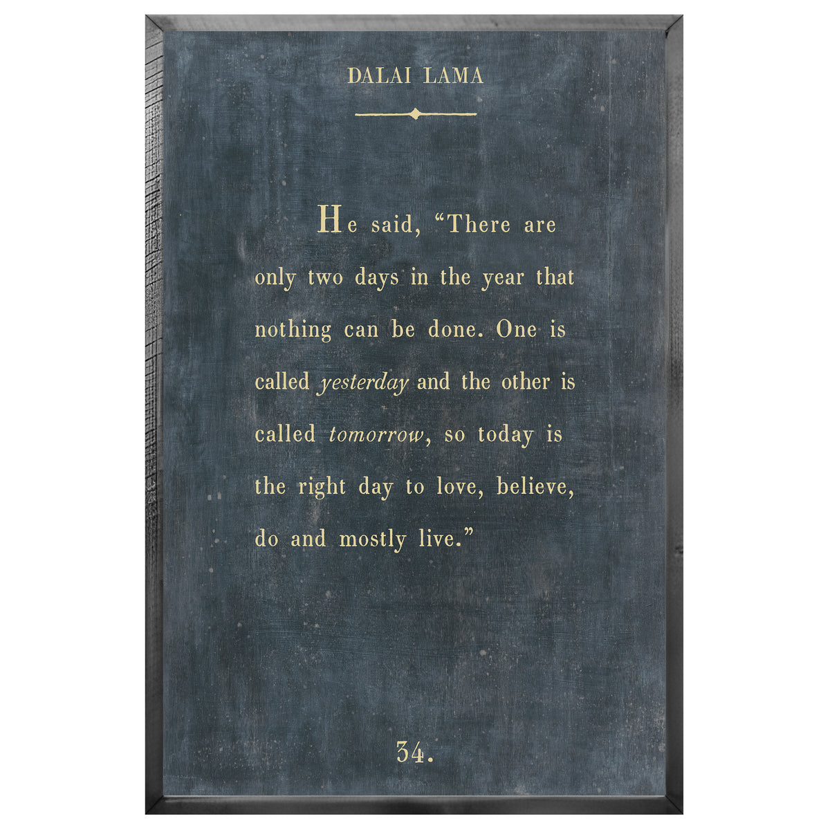 Dalai Lama Art Print - Book Collection