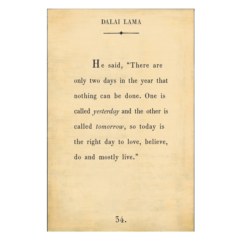 Dalai Lama Art Print - Gallery Wrap