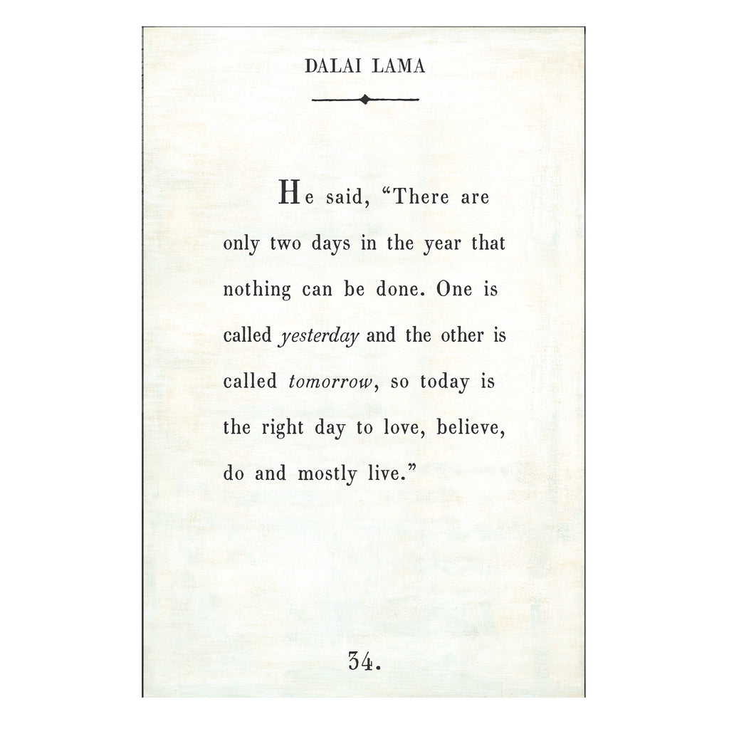 Dalai Lama Art Print - Gallery Wrap