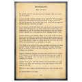 Desiderata Art Print - Grey Wood