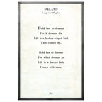 Dreams Art Print - Poetry Collection