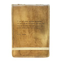 ***I Get Up Every Morning Signature Leather Journal - Maple