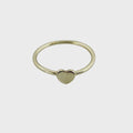 Plain Heart Ring