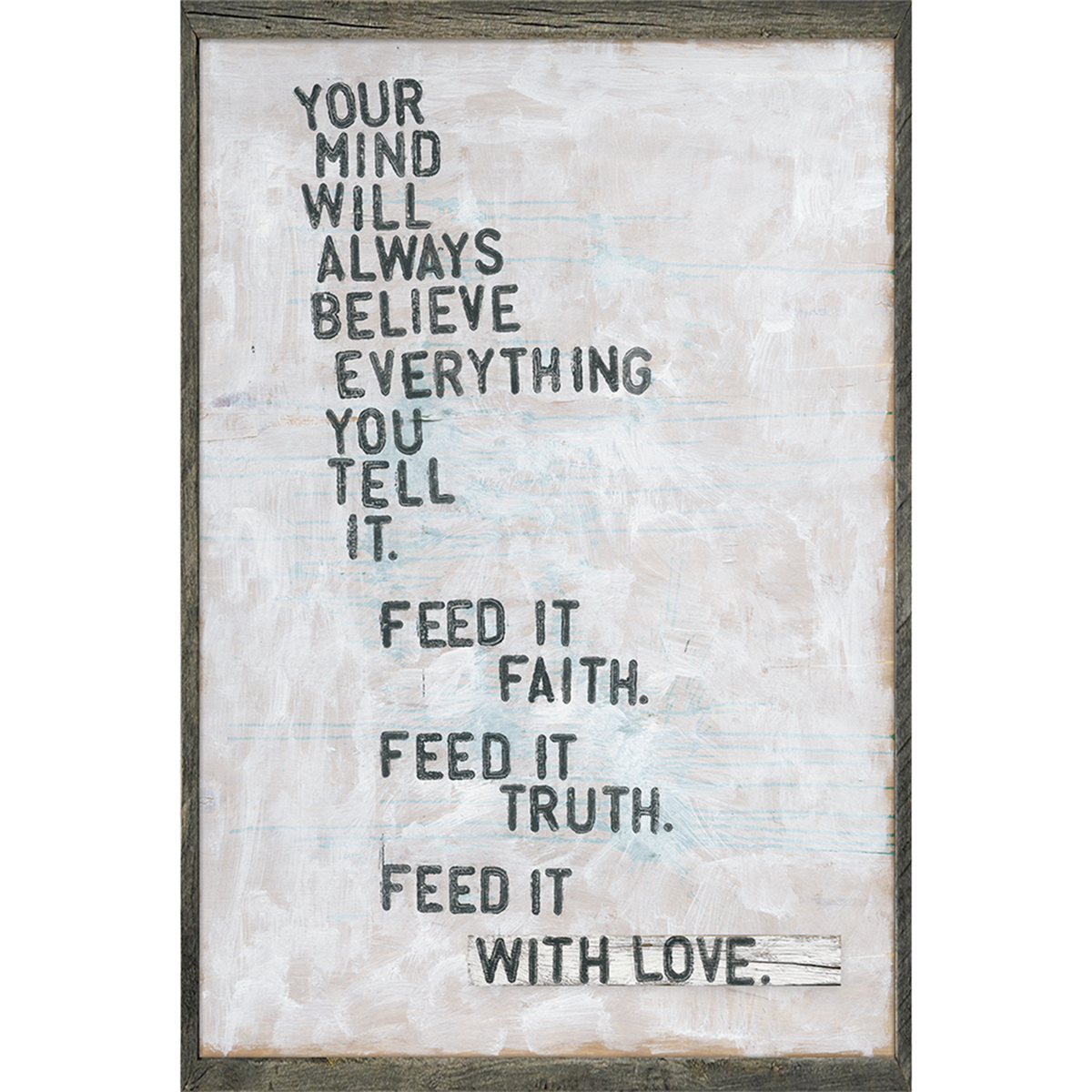 Faith Truth Love Art Print