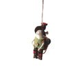 Felt Hiker With Red Bird Mouse Ornament