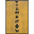 Folk Symbols Art Print