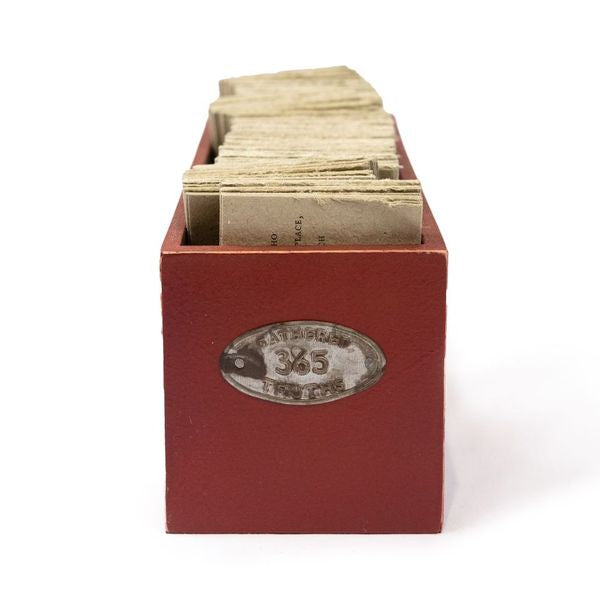 ***365 Gathered Thoughts Box - Holiday Special Edition Red