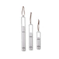 Zinc Hanging Glass Tube Vase