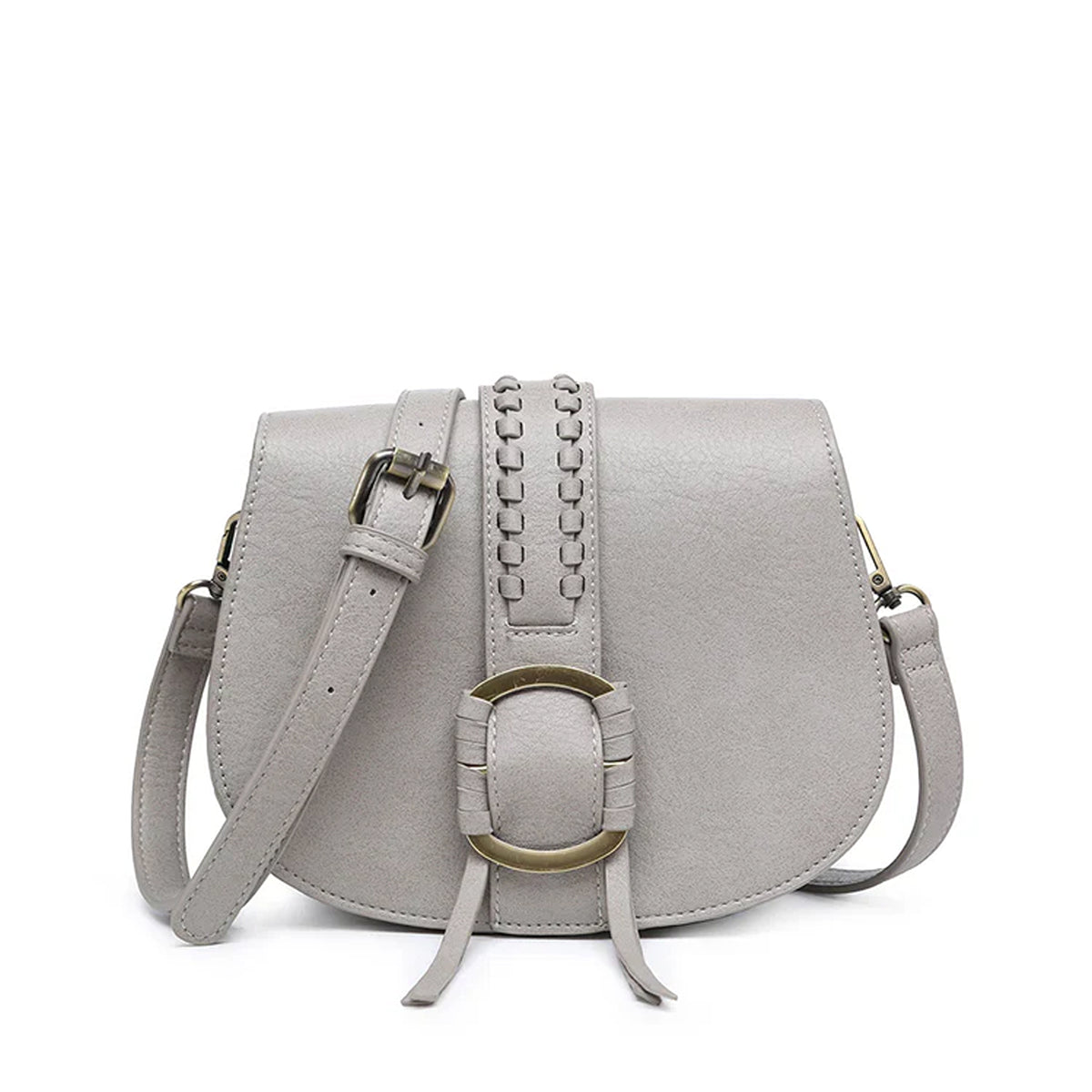 Georgie Front Detail Crossbody - Grey