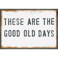 Good Old Days Art Print - Grey Wood