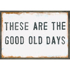 Good Old Days Art Print - Grey Wood