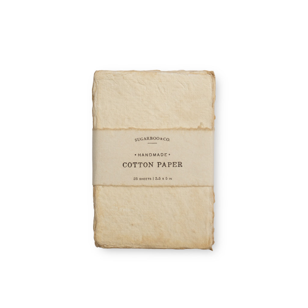 Handmade Cotton Paper Bundle - Flax