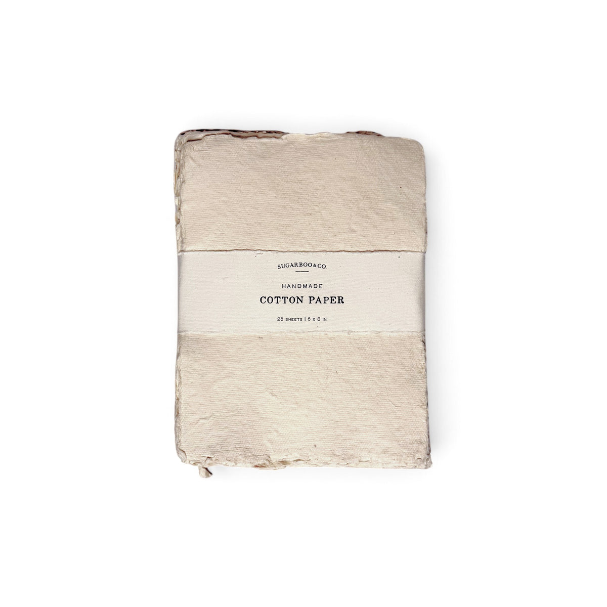 6x8 Handmade Cotton Paper Bundle - Cream