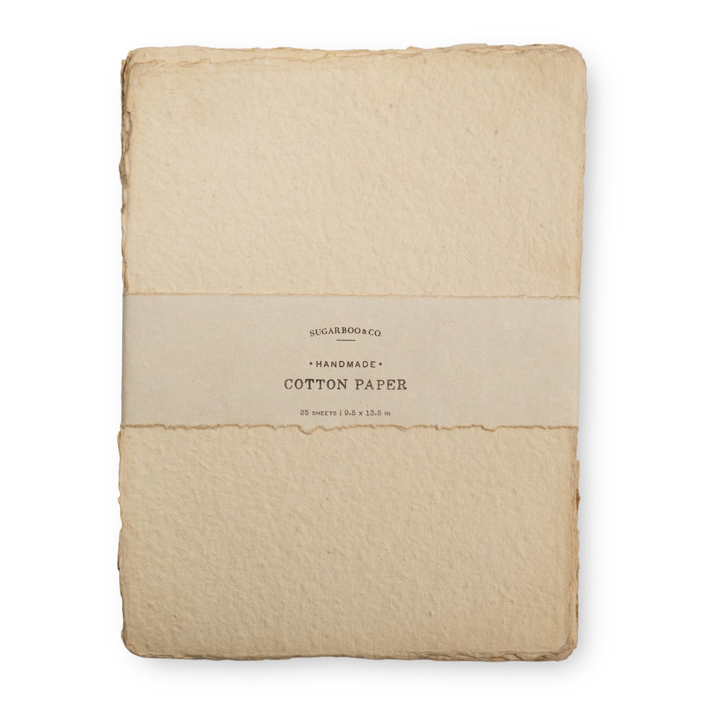 Handmade Cotton Paper Bundle - Flax