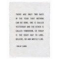 Today Is The Right Day Handmade Paper Print - 12x16