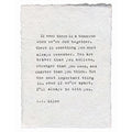 If There Is Ever A Tomorrow Handmade Paper Print - 12x16
