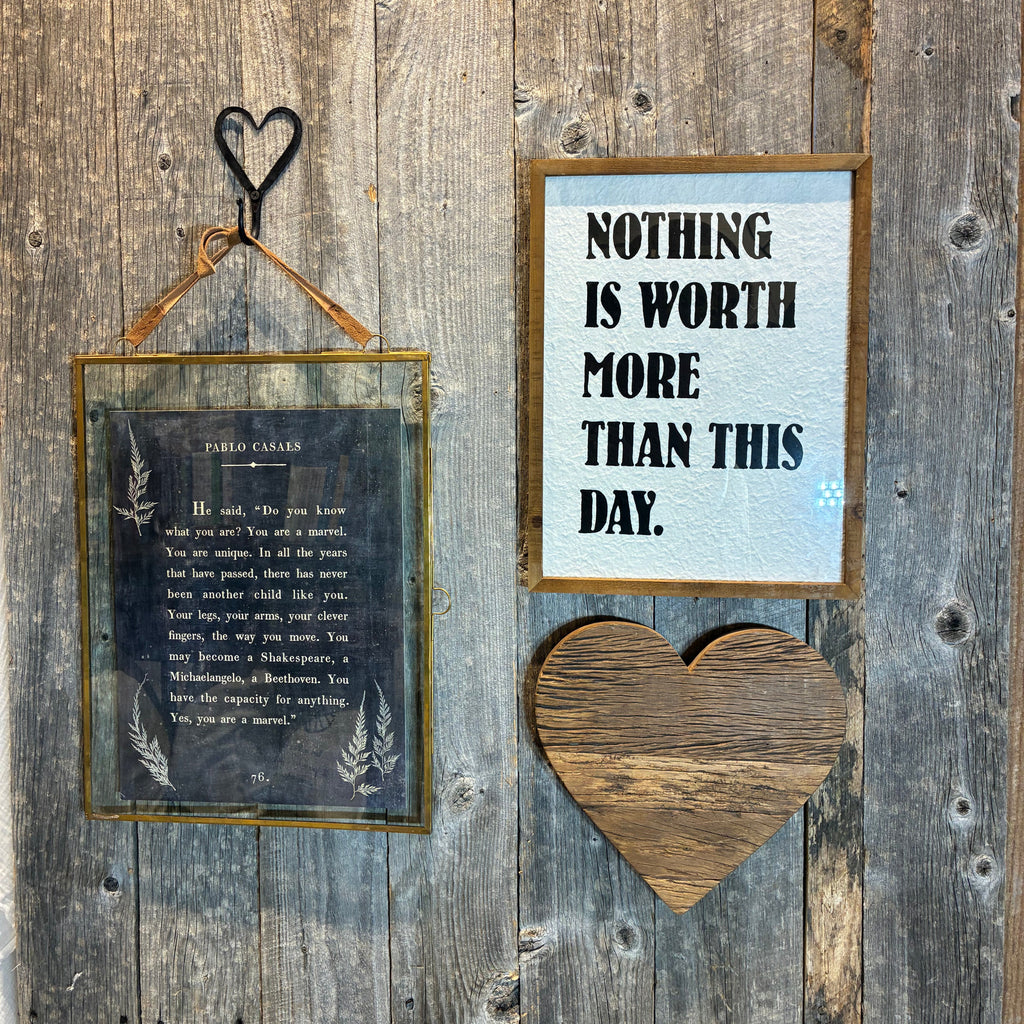Brass Hanging Frame 14.25x19 – Vertical