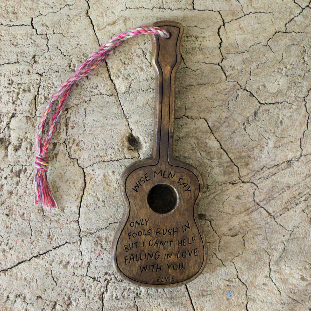 Wise Men Say Wooden Guitar 1st Edition