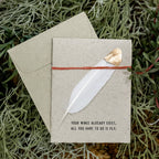 Your Wings Already Exist All You Have To Do Is Fly Feather Card