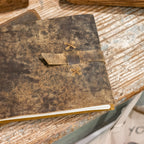 Scratched Leather Journal 14" x 10" - Brown