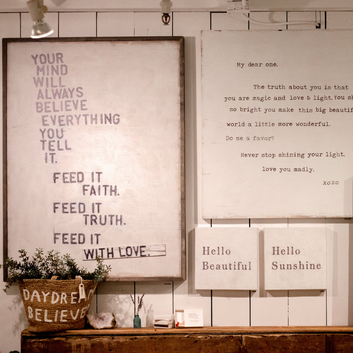 Faith Truth Love Art Print