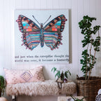 Butterfly Art Print - Gallery Wrap