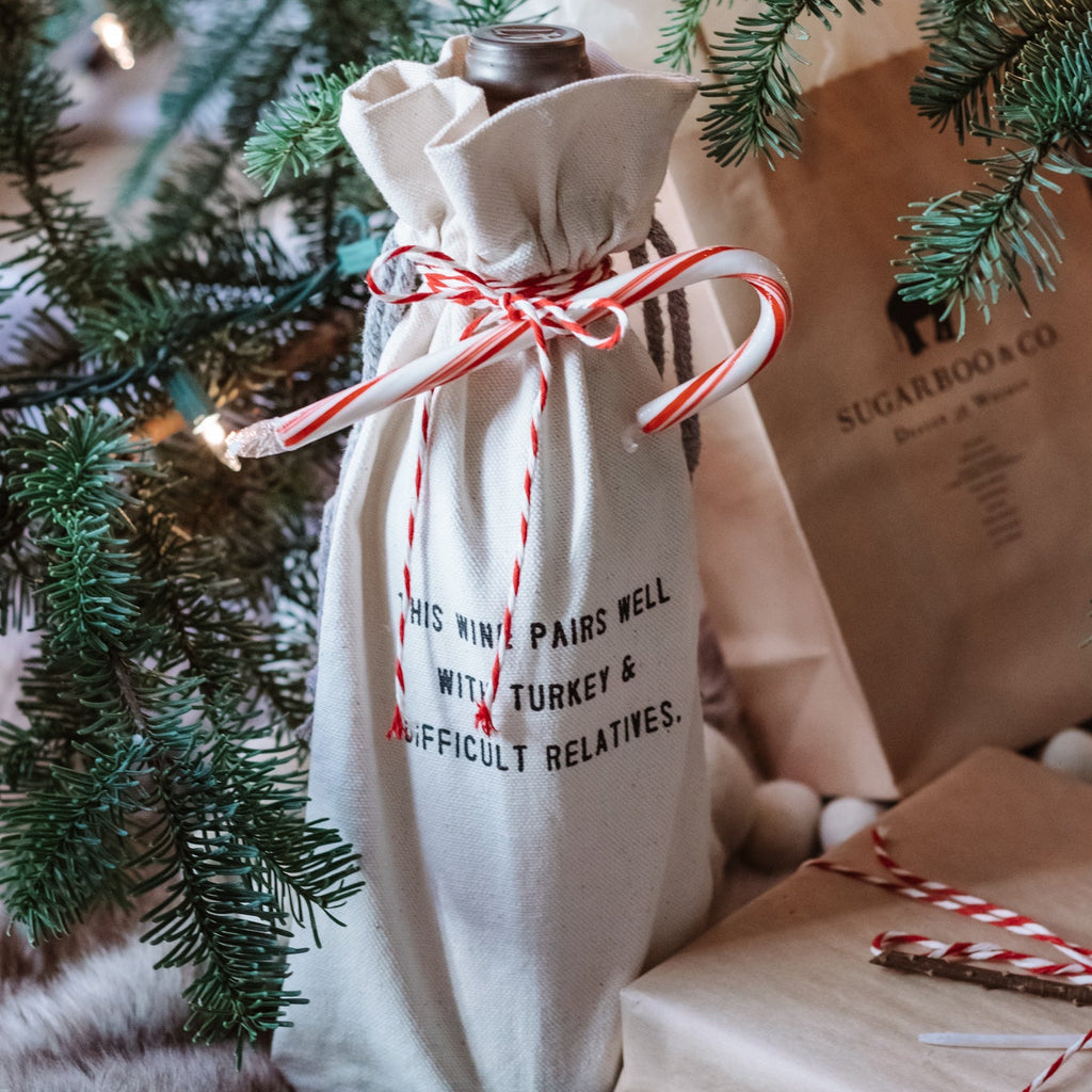 This Wine Pairs Well Seasonal Wine Bag