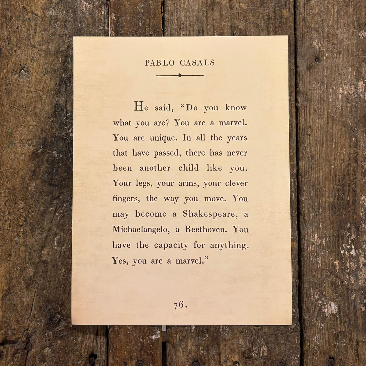 Pablo Casals Art Poster