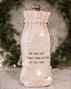 The Tree Isn't The Only Thing Seasonal Wine Bag