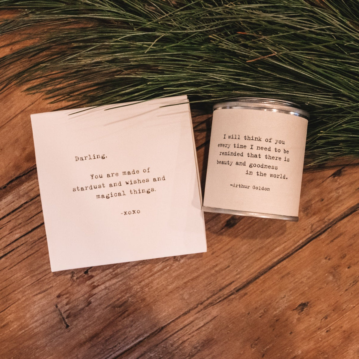 I Will Think Of You Shine Candle