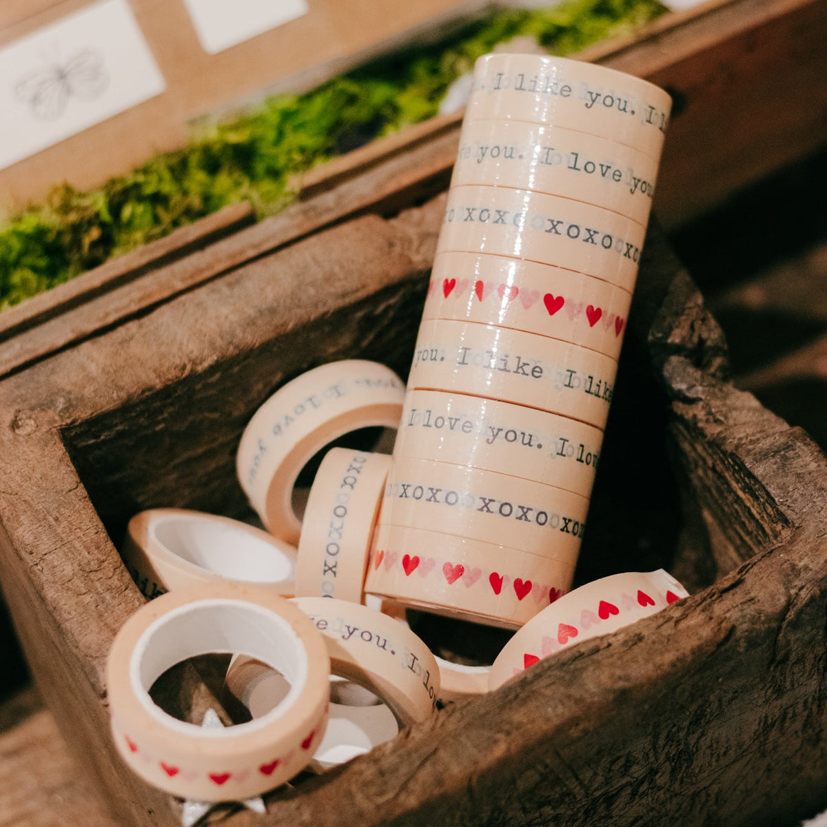 I Love You Sugarboo Washi Tape