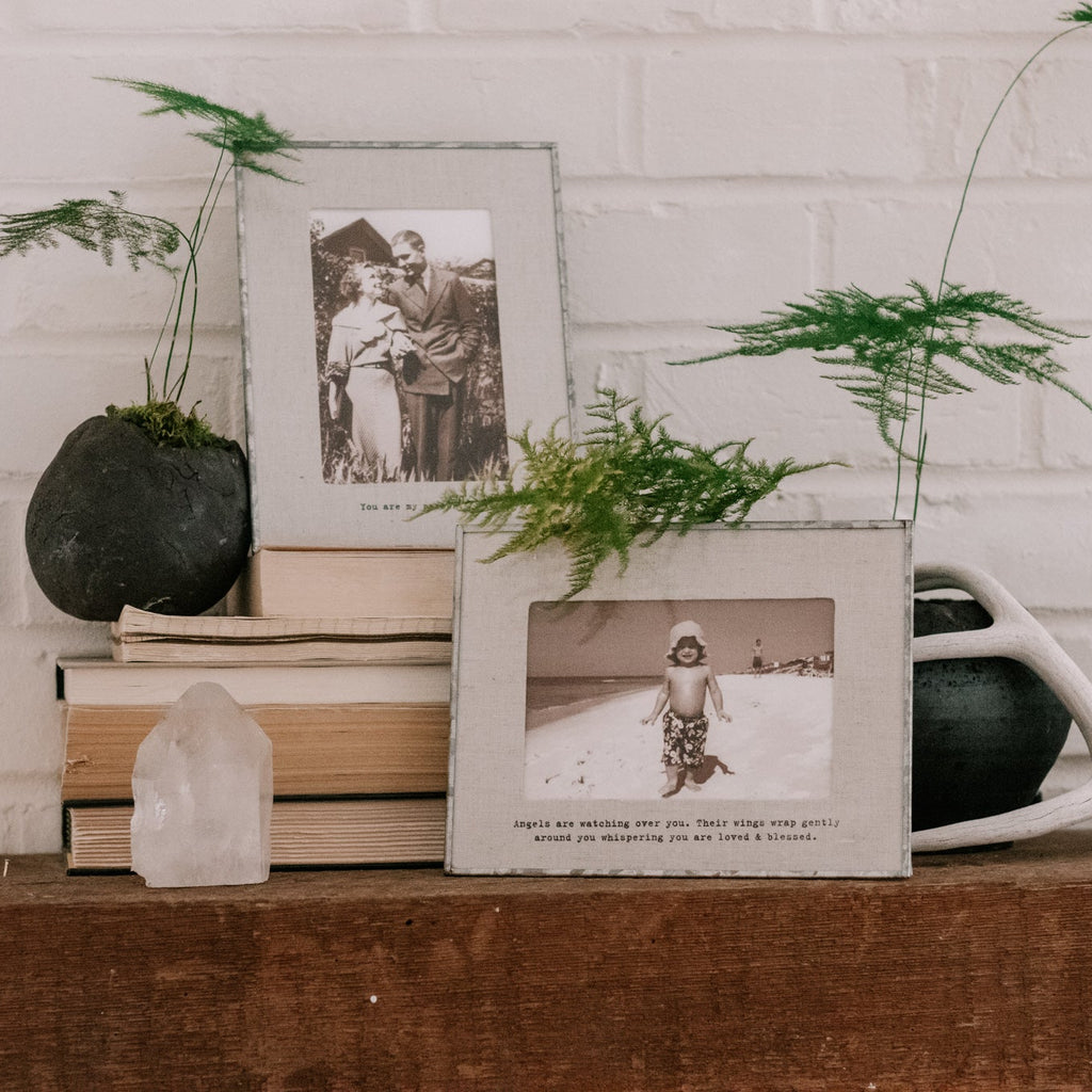 You Are My Person Zinc Linen Frame 4x6