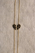 14K Gold Plated "Best Friend" Heart Bracelet Set