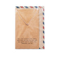 ***Air Mail Charm Collection - Necklace - Rose Gold Horseshoe