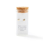 Gold Hearts - Message in a Bottle Earring Collection