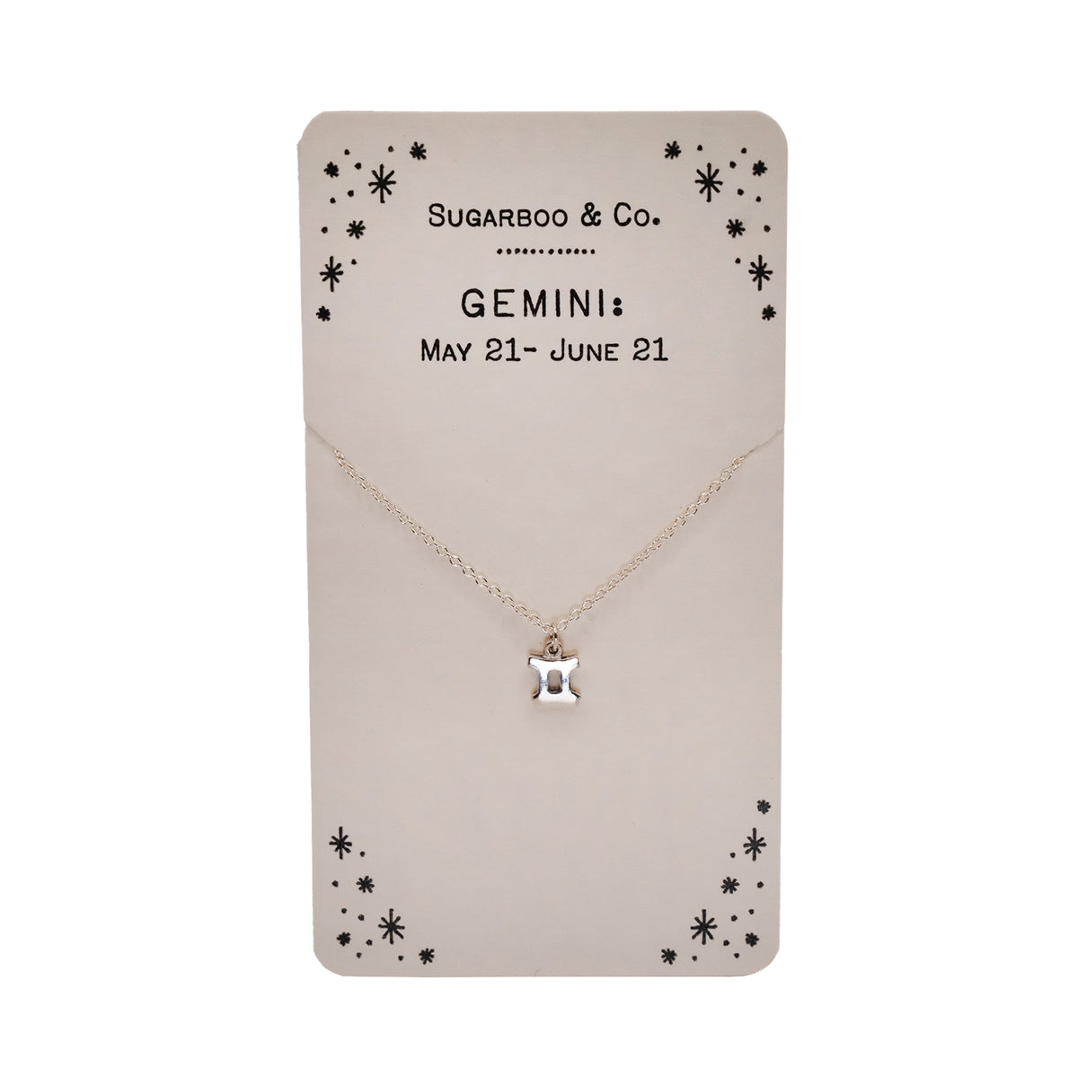 ***Zodiac Necklace Collection 1-Gemini